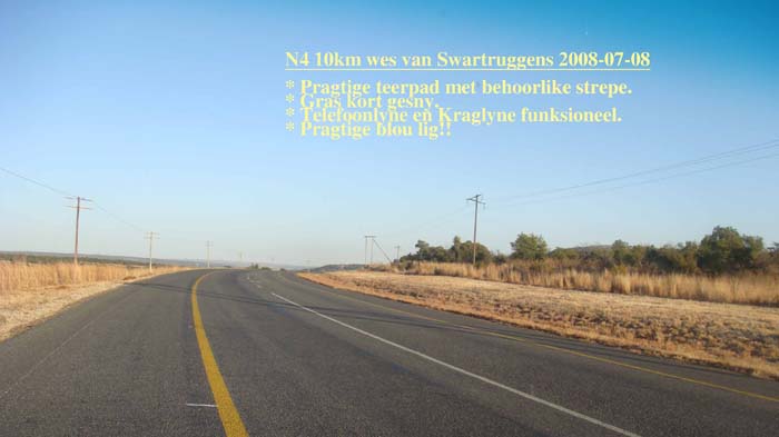 PositiefSA - 10km Wes van Swartruggens N4 PositiefSA - 10km Wes van Swartruggens N4
